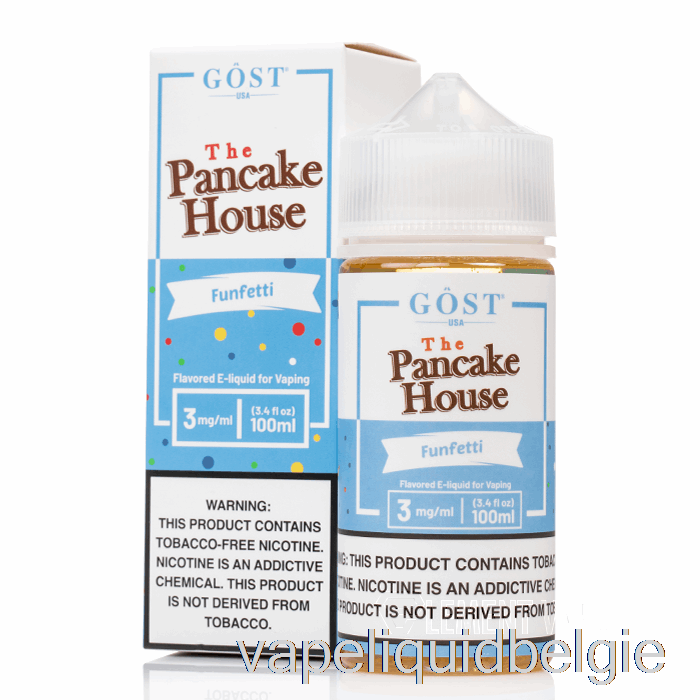 Vape België Funfetti - Het Pannenkoekenhuis - Gost Vapor - 100ml 0mg